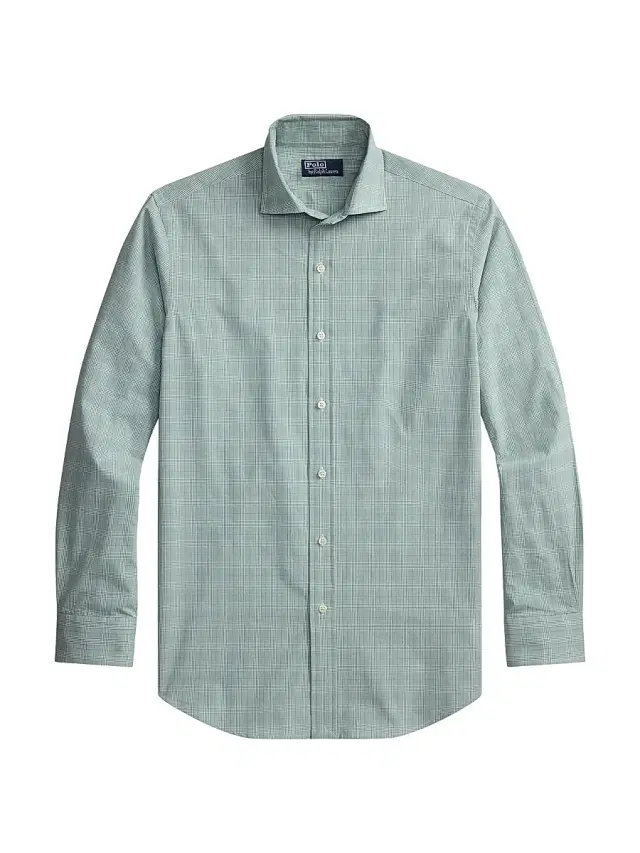 Polo Ralph Lauren Men's Check Cotton Poplin Shirt - Powder Sage White