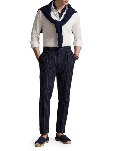 Polo Ralph Lauren Men's Lux Micro Pique-Knit Cotton Shirt - White - Size XXL | Thumbnail 2