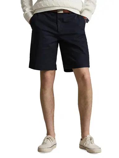 Polo Ralph Lauren Men's Stretch-Cotton Twill Shorts - Aviator Navy | Thumbnail 3 Polo Ralph Lauren Men's Stretch-Cotton Twill Shorts - Aviator Navy | Thumbnail 3
