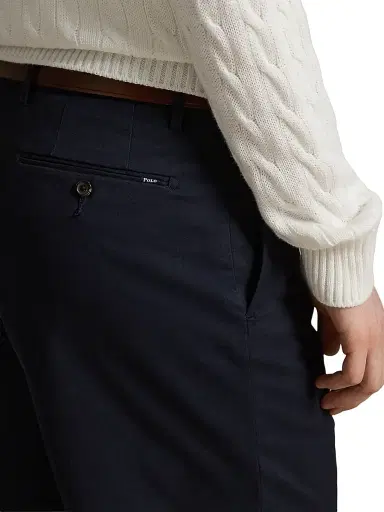 Polo Ralph Lauren Men's Stretch-Cotton Twill Shorts - Aviator Navy | Thumbnail 5 Polo Ralph Lauren Men's Stretch-Cotton Twill Shorts - Aviator Navy | Thumbnail 5