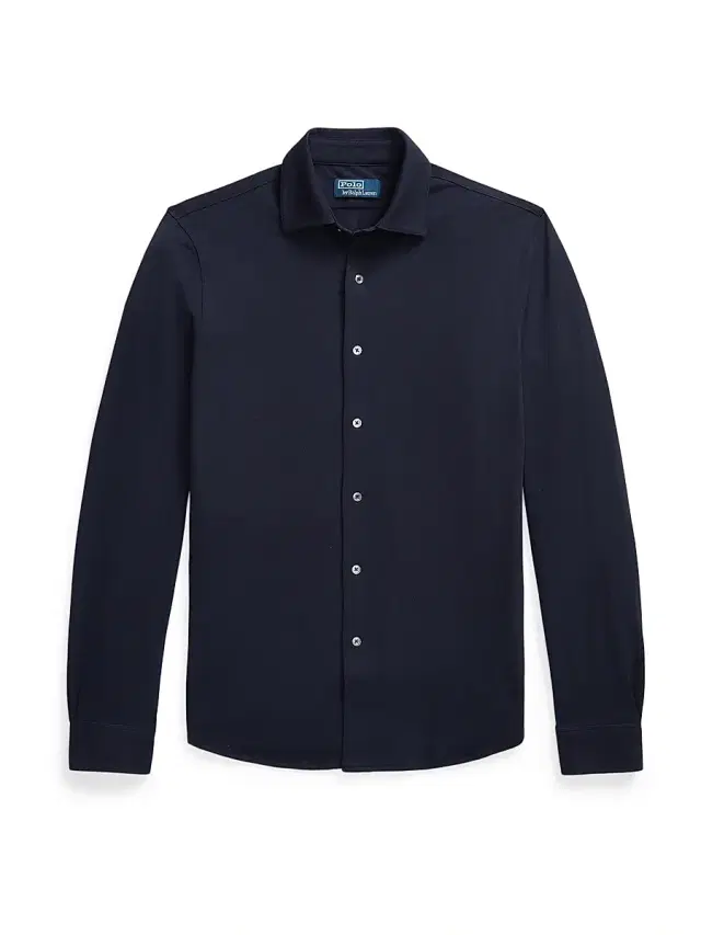 Polo Ralph Lauren Men's Lux Micro Pique-Knit Cotton Shirt - Rl Navy