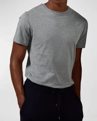 Ralph Lauren Purple Label Lisle Crewneck T-Shirt | Thumbnail 2