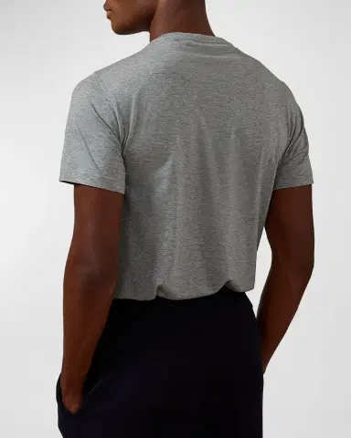 Ralph Lauren Purple Label Lisle Crewneck T-Shirt | Thumbnail 3