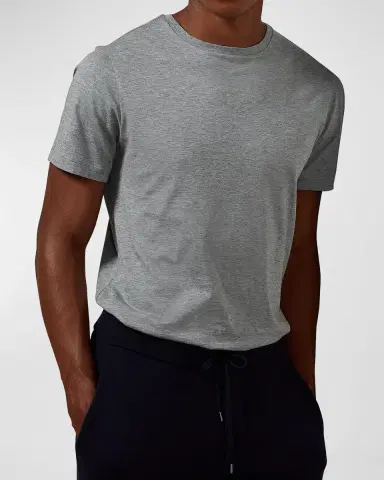 Ralph Lauren Purple Label Lisle Crewneck T-Shirt | Thumbnail 4