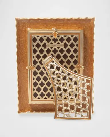 Jay Strongwater 5" x 7" Mixed Animal-Print Picture Frame | Thumbnail 3 Jay Strongwater 5" x 7" Mixed Animal-Print Picture Frame | Thumbnail 3