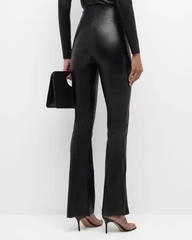 Commando Faux-Leather Flared Leggings | Thumbnail 6