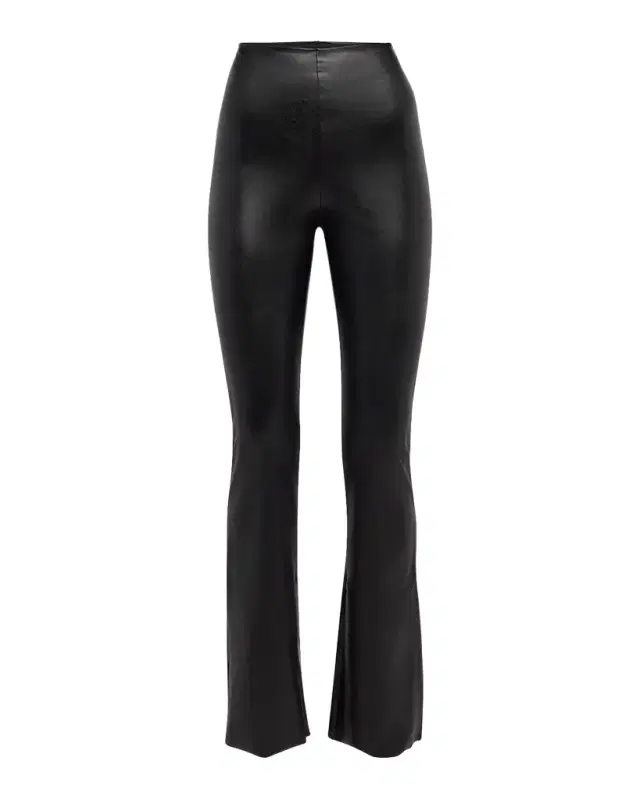 Commando Faux-Leather Flared Leggings