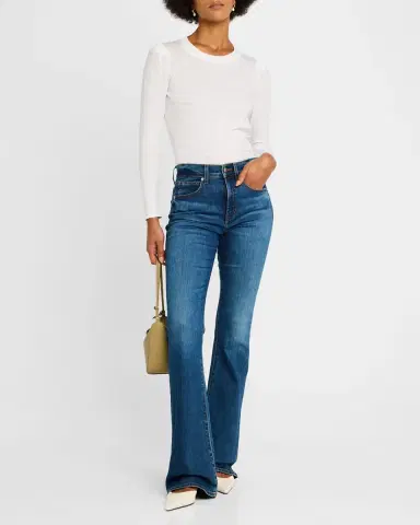 Veronica Beard Mason Long-Sleeve Baseball Tee | Thumbnail 2