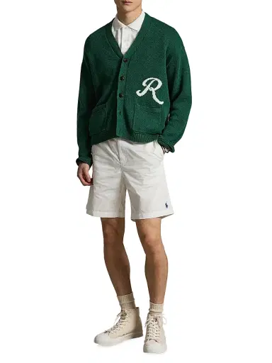 Polo Ralph Lauren Men's Logo Featherweight Cotton Twill Shorts - Ceramic White | Thumbnail 2