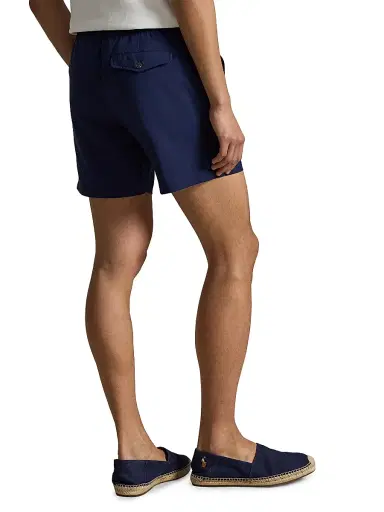 Polo Ralph Lauren Men's Elasticized Waistband Mid-Rise Trunks - Polo Black Tonal - Size XXL | Thumbnail 4 Polo Ralph Lauren Men's Elasticized Waistband Mid-Rise Trunks - Polo Black Tonal - Size XXL | Thumbnail 4