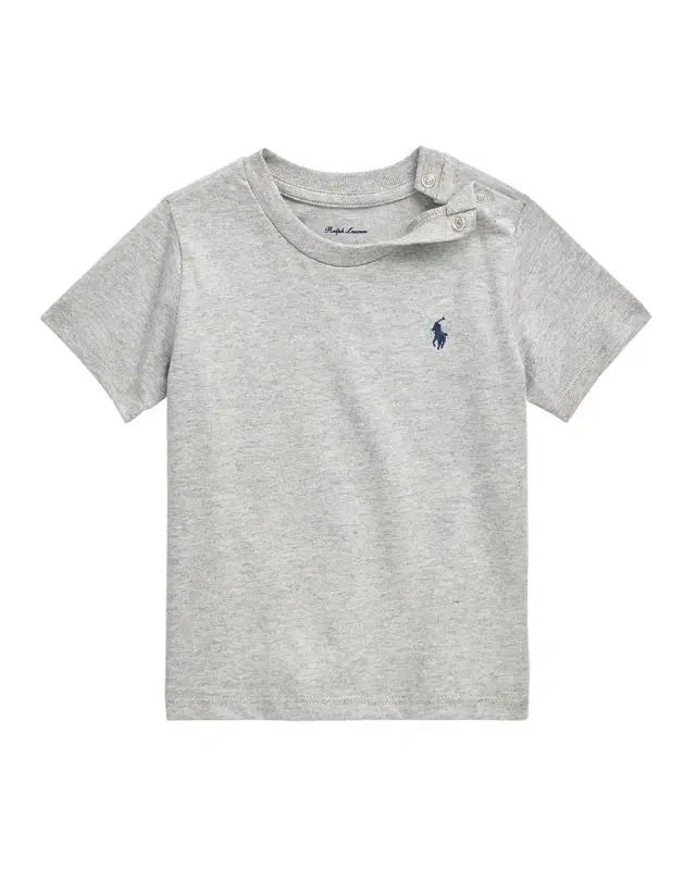 Polo Ralph Lauren Boy 's Logo Embroidered T-Shirt, Size 3-24M