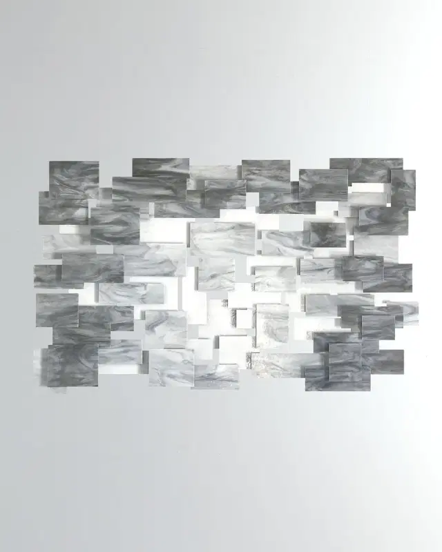 Karo Studios Glass and Metal Wall Sculpture