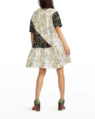 Cynthia Rowley Demi Patchwork Tee Dress | Thumbnail 3 Cynthia Rowley Demi Patchwork Tee Dress | Thumbnail 3