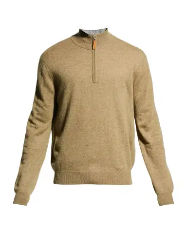 Neiman Marcus Men's Wool-Cashmere 1/4-Zip Sweater | Thumbnail 1 Neiman Marcus Men's Wool-Cashmere 1/4-Zip Sweater | Thumbnail 1