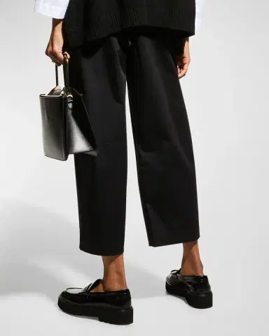 Eskandar Japanese Wide-Leg Trousers | Thumbnail 3