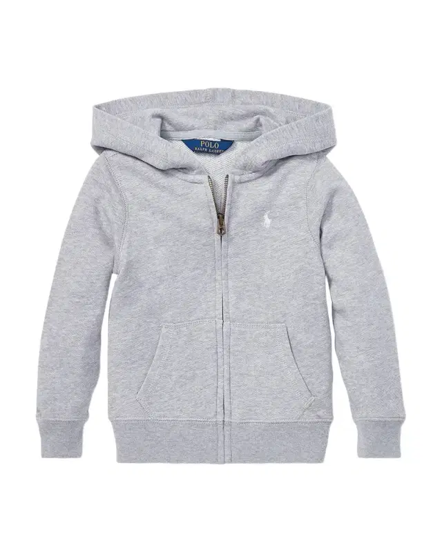 Girl 's Drapey Terry Zip Hoodie