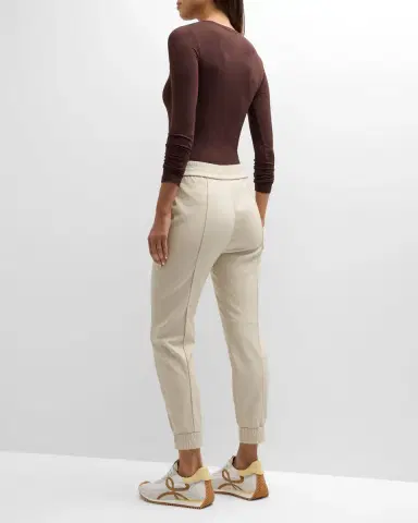 Majestic Filatures Soft Touch Flat-Edge Long-Sleeve Crewneck Top | Thumbnail 6 Majestic Filatures Soft Touch Flat-Edge Long-Sleeve Crewneck Top | Thumbnail 6