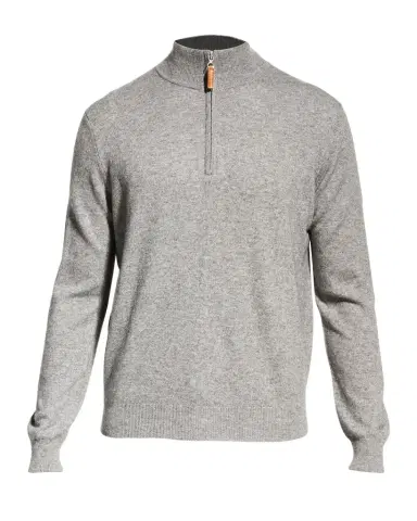 Neiman Marcus Men's Wool-Cashmere 1/4-Zip Sweater | Thumbnail 1 Neiman Marcus Men's Wool-Cashmere 1/4-Zip Sweater | Thumbnail 1