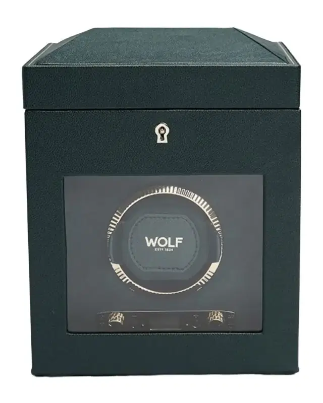 WOLF British Racing Single Watch Winder with Storage