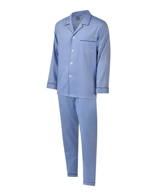Majestic International Men 's Piped Pajama Set