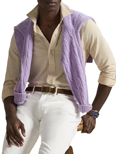 Polo Ralph Lauren Men's Checked Cotton Logo Sport Shirt | Thumbnail 6 Polo Ralph Lauren Men's Checked Cotton Logo Sport Shirt | Thumbnail 6