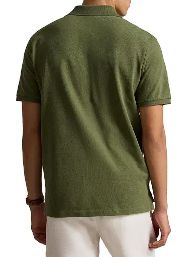 Polo Ralph Lauren Men's Logo Cotton Mesh Polo | Thumbnail 4 Polo Ralph Lauren Men's Logo Cotton Mesh Polo | Thumbnail 4