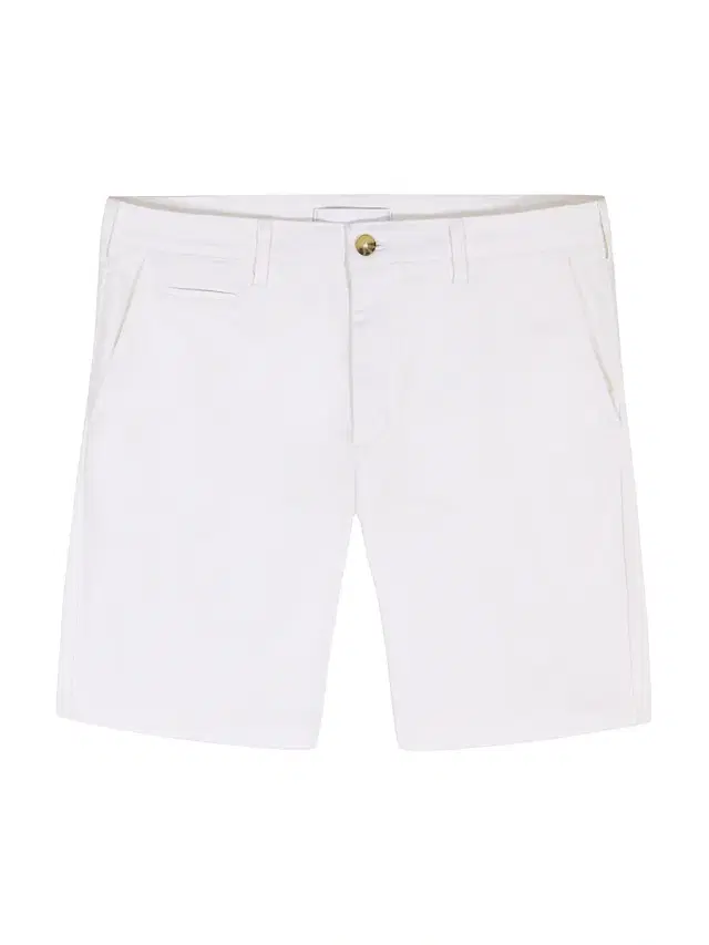 Robert Graham Men's Brightside Stretch-Cotton Shorts - Bright White
