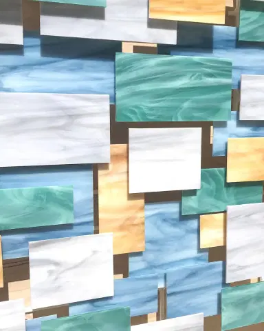 Karo Studios Glass and Metal Wall Sculpture | Thumbnail 4 Karo Studios Glass and Metal Wall Sculpture | Thumbnail 4