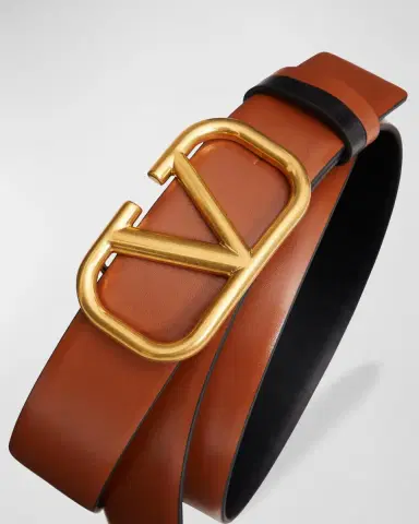 Valentino Garavani VLogo Reversible Leather Belt, 30mm | Thumbnail 5 Valentino Garavani VLogo Reversible Leather Belt, 30mm | Thumbnail 5