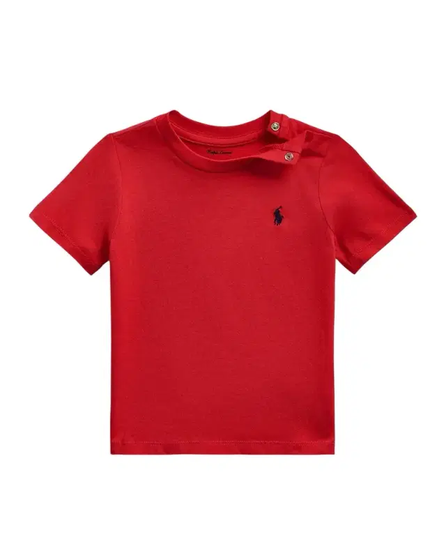 Boy 's Cotton Jersey Crewneck Tee, Size 3-24M