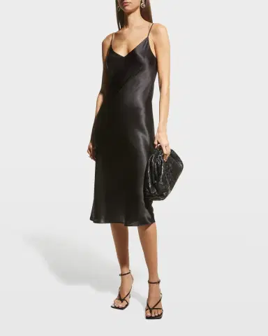 L'Agence Jodie V-Neck Silk Slip Dress | Thumbnail 2 L'Agence Jodie V-Neck Silk Slip Dress | Thumbnail 2