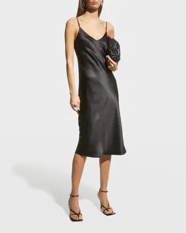 L'Agence Jodie V-Neck Silk Slip Dress | Thumbnail 3 L'Agence Jodie V-Neck Silk Slip Dress | Thumbnail 3