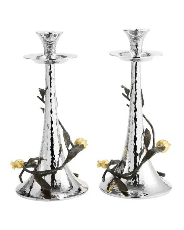 Michael Aram Pomegranate Candleholders, Set of Two
