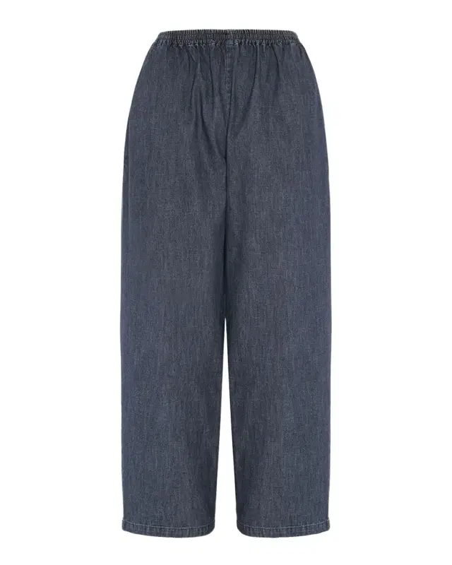 Eskandar Denim Japanese Trousers