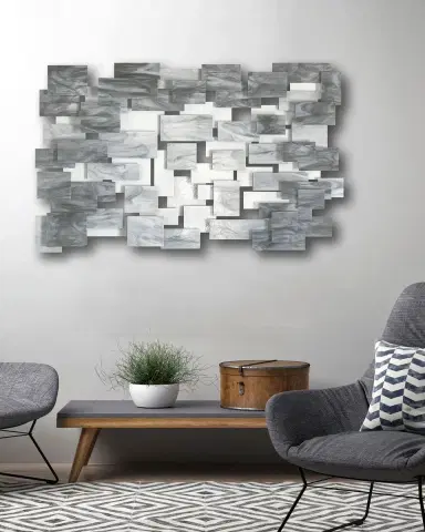 Karo Studios Glass and Metal Wall Sculpture | Thumbnail 2 Karo Studios Glass and Metal Wall Sculpture | Thumbnail 2