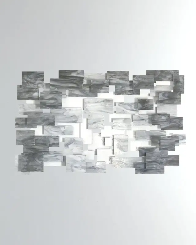 Karo Studios Glass and Metal Wall Sculpture