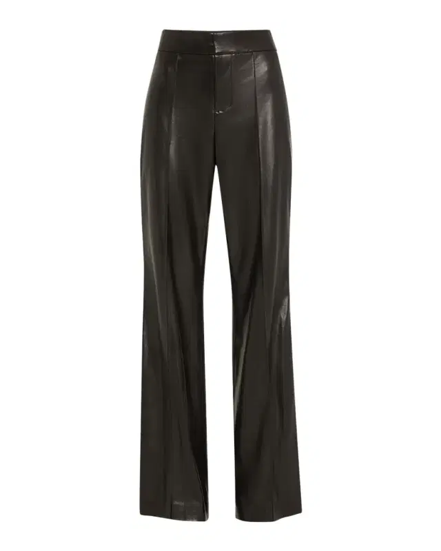 ALICE + OLIVIA Dylan High-Waist Faux-Leather Pants