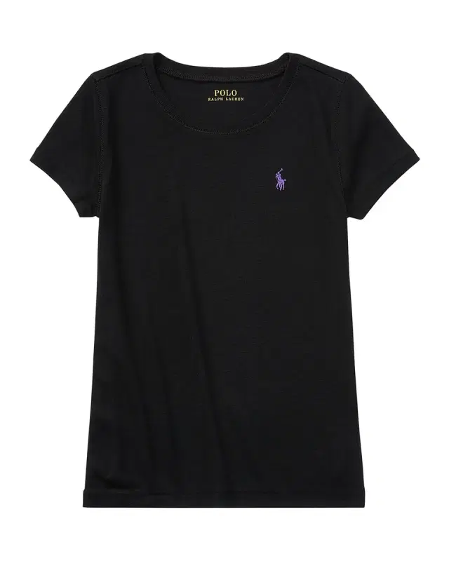 Girl 's Short-Sleeve Cotton T-Shirt, Size S-XL