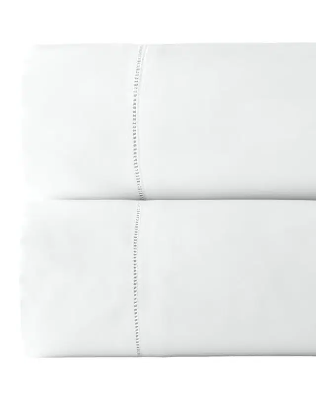 Sferra Millesimo Standard Lace Sateen Pillowcase Pair