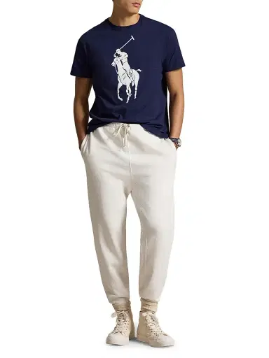 Polo Ralph Lauren Men's Logo Cotton Crewneck T-Shirt - Cruise Navy | Thumbnail 2