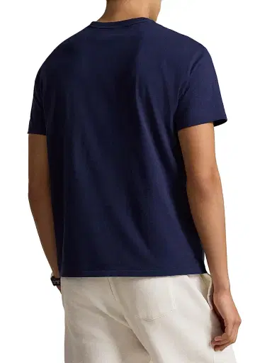 Polo Ralph Lauren Men's Logo Cotton Crewneck T-Shirt - Cruise Navy | Thumbnail 4