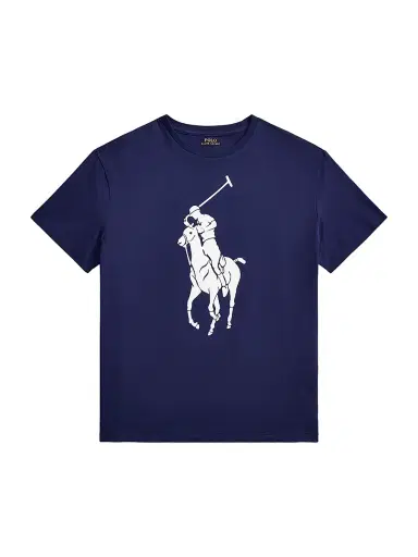 Polo Ralph Lauren Men's Logo Cotton Crewneck T-Shirt - Cruise Navy | Thumbnail 1