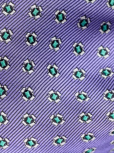 Polo Ralph Lauren Men's Neat Woven Silk Tie - Purple | Thumbnail 3 Polo Ralph Lauren Men's Neat Woven Silk Tie - Purple | Thumbnail 3