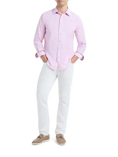 Robert Graham Men's Avondale Chambray Cotton Shirt | Thumbnail 2 Robert Graham Men's Avondale Chambray Cotton Shirt | Thumbnail 2