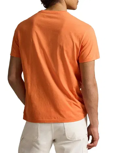 Polo Ralph Lauren Men's Logo Cotton Crewneck T-Shirt - Kona Orange | Thumbnail 4