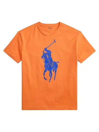 Polo Ralph Lauren Men's Logo Cotton Crewneck T-Shirt - Kona Orange | Thumbnail 1