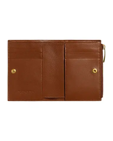 Bottega Veneta Small Bifold Zip Wallet | Thumbnail 1 Bottega Veneta Small Bifold Zip Wallet | Thumbnail 1