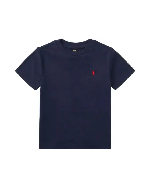 Boy 's Cotton Jersey Crewneck Tee, Size 2-7