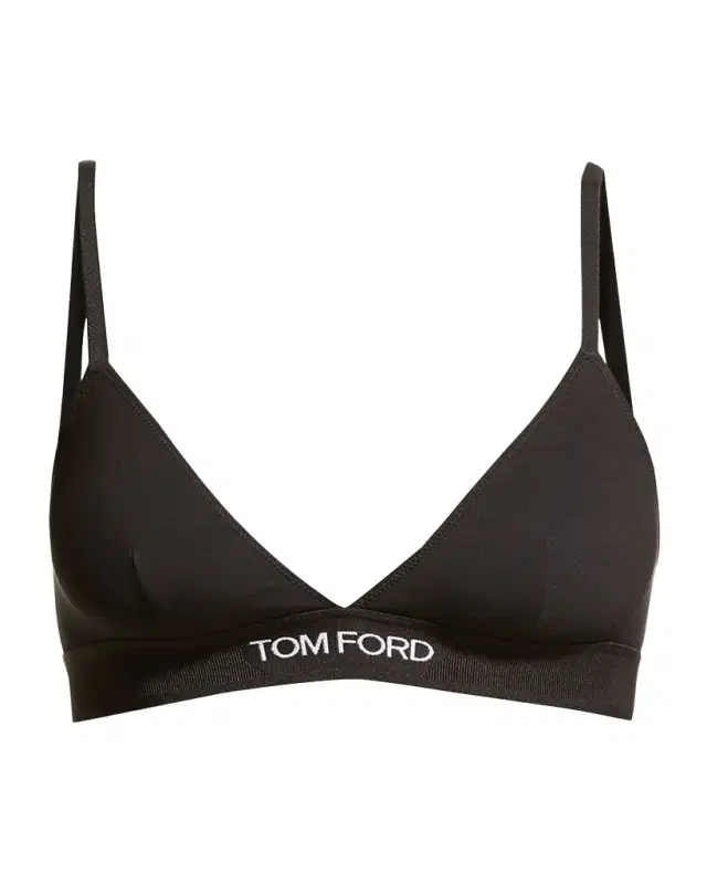 TOM FORD Contrast Logo-Band Bra