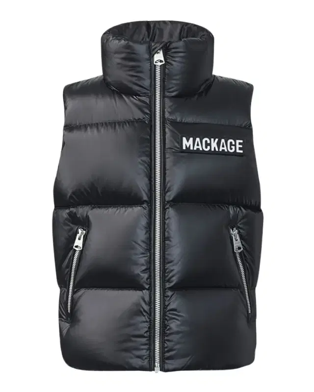 Mackage Kid 's Charlee Quilted Logo Vest, Size 8-14